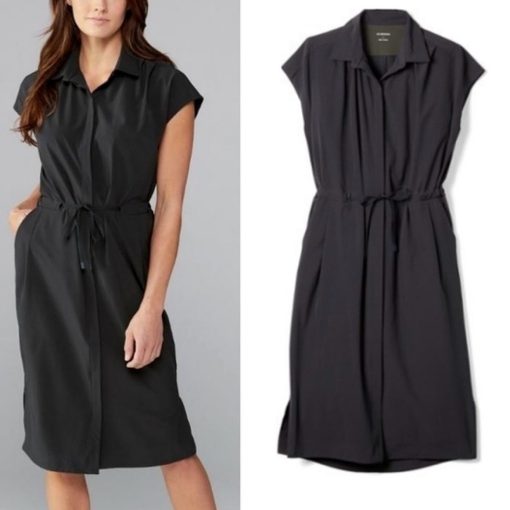 REI Coop Sun Down Shirt Dress MIDI S